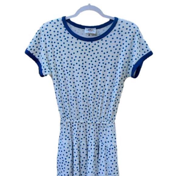 70s Vintage Lanz originals polka dot dress 60s • modest dress - Picture 3 of 9